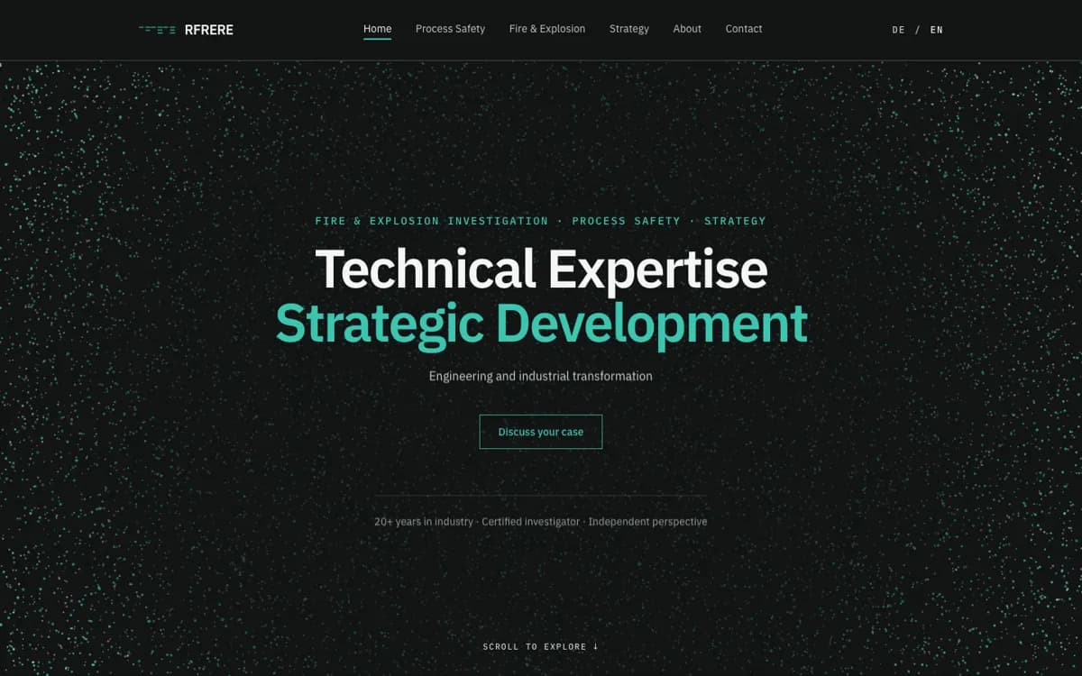 De website van Rfrere