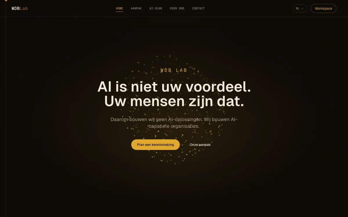 De website van WDB Lab